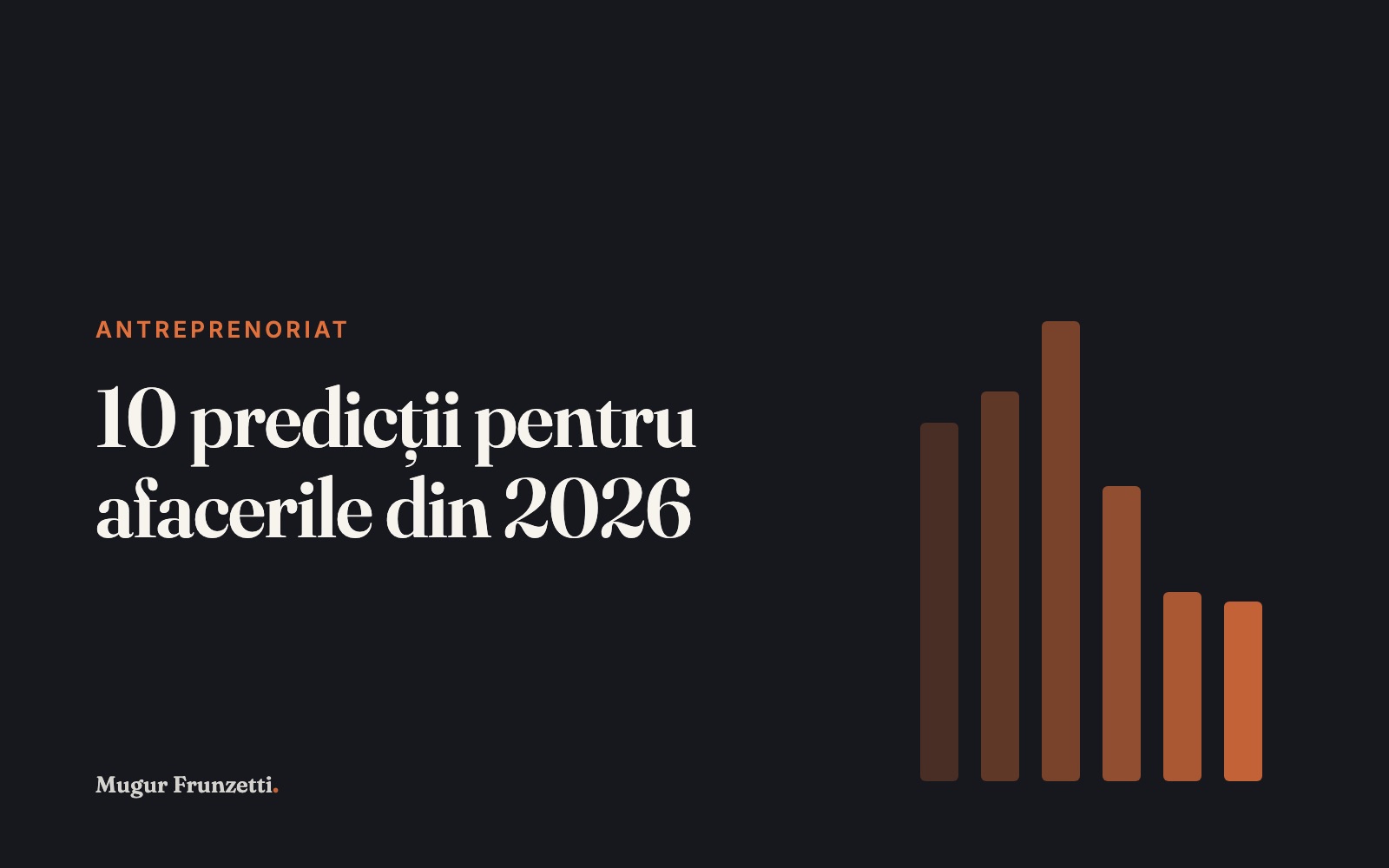 10 predicții pentru afacerile din 2026