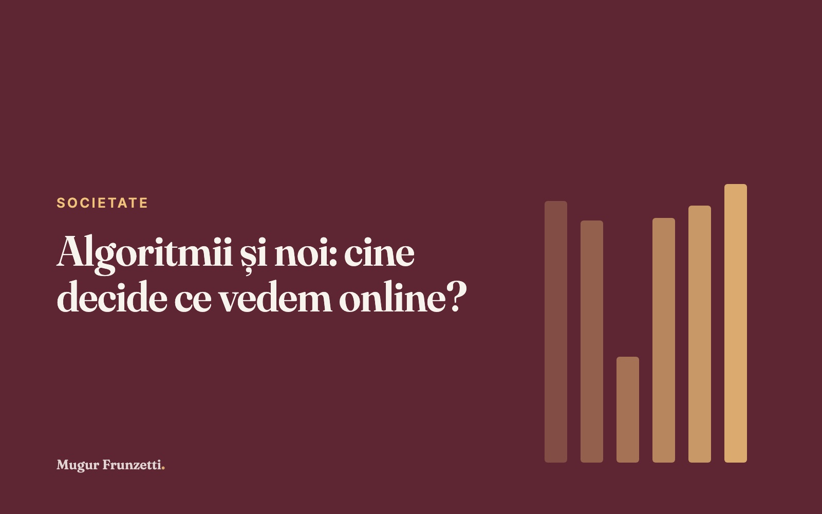 Algoritmii și noi: cine decide ce vedem online?