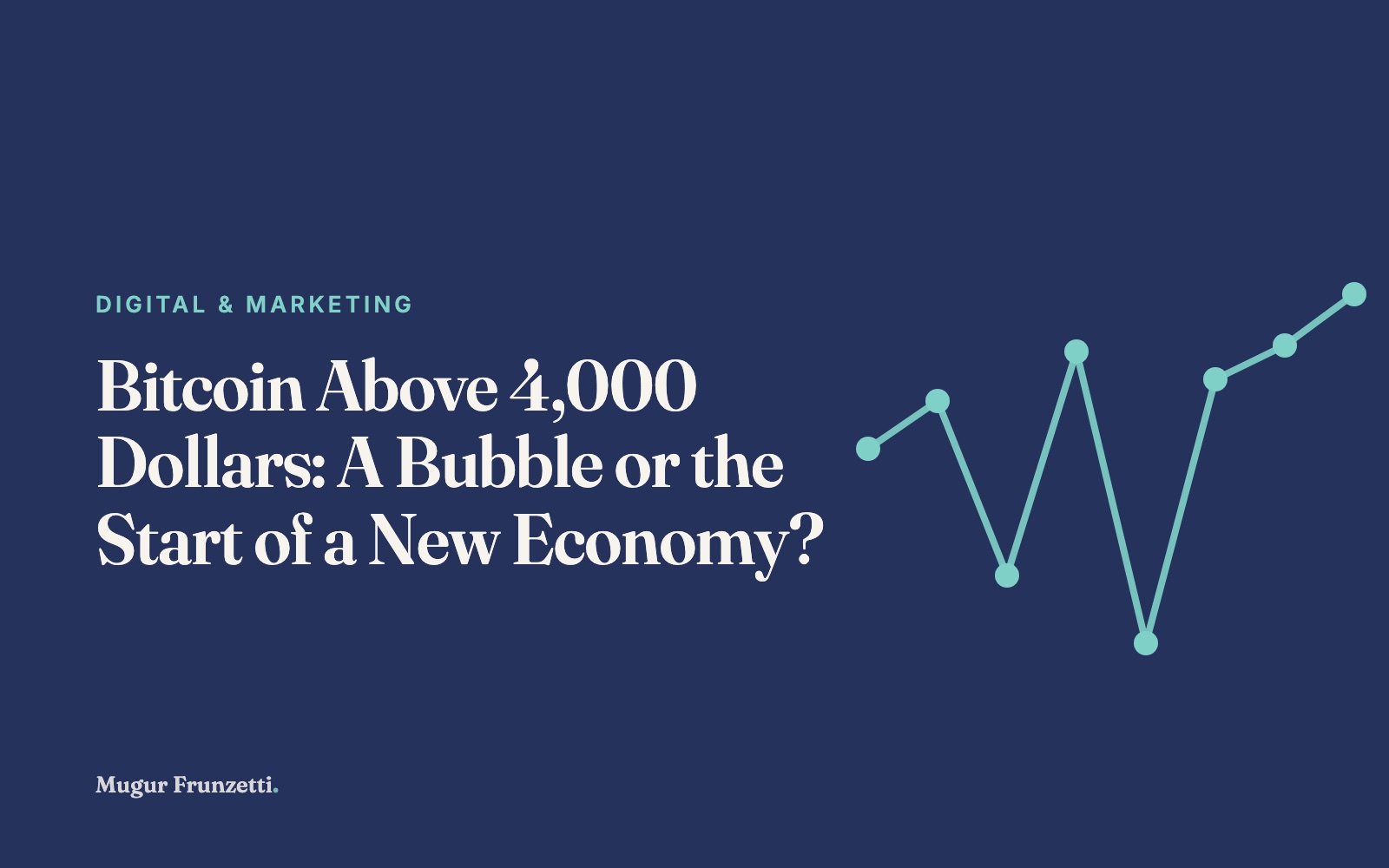Bitcoin Above 4,000 Dollars: A Bubble or the Start of a New Economy?