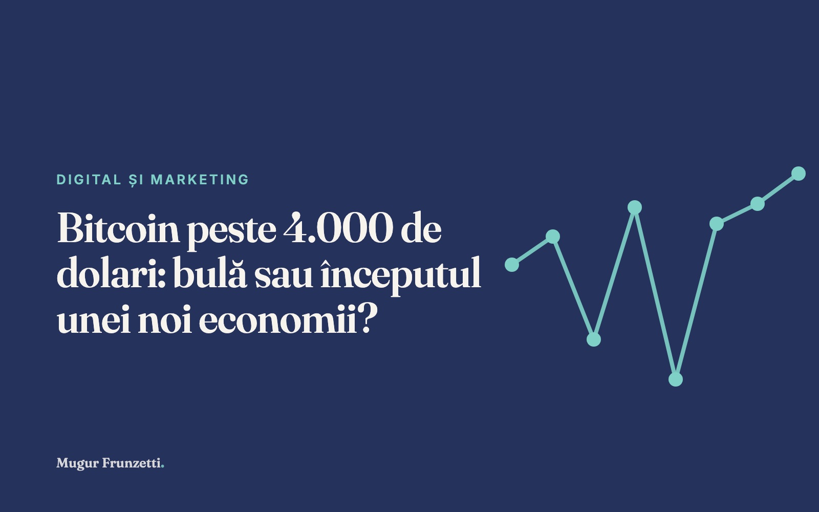 Bitcoin peste 4.000 de dolari: bulă sau începutul unei noi economii?