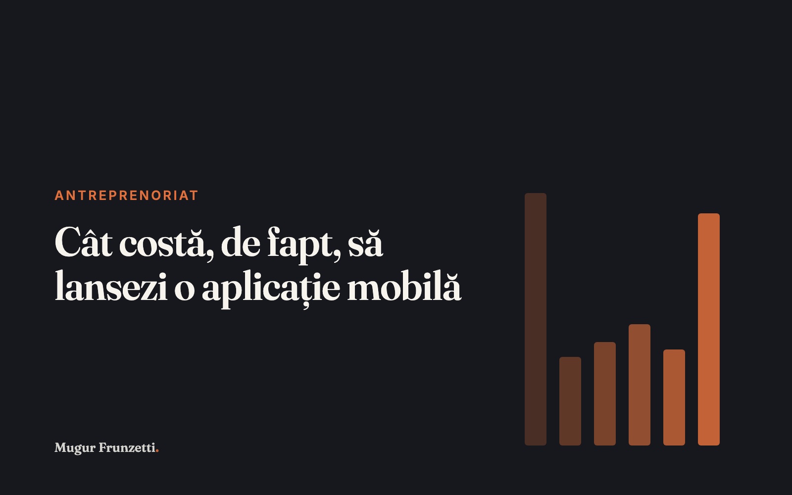 Cât costă, de fapt, să lansezi o aplicație mobilă