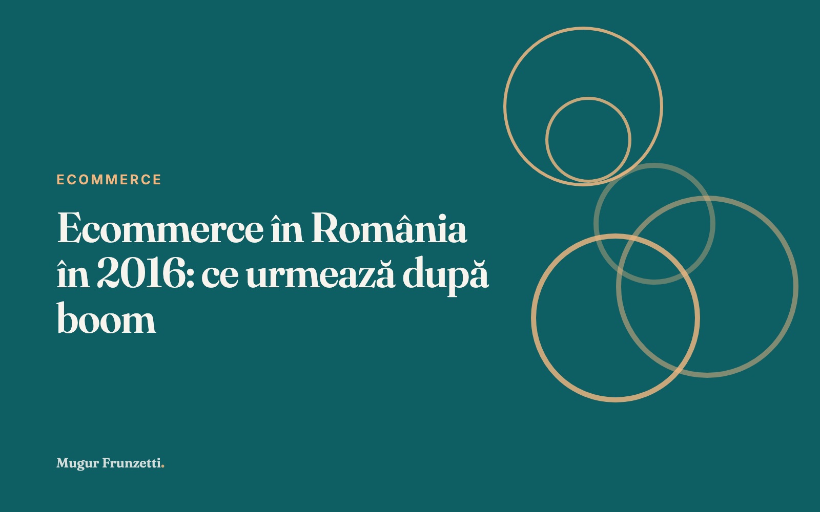 Ecommerce în România în 2016: ce urmează după boom