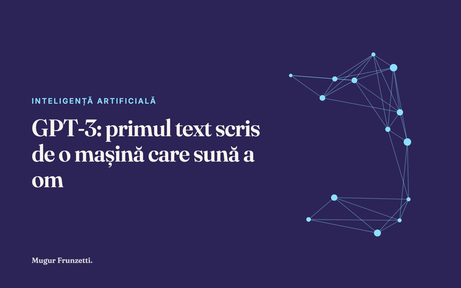 GPT-3: primul text scris de o mașină care sună a om