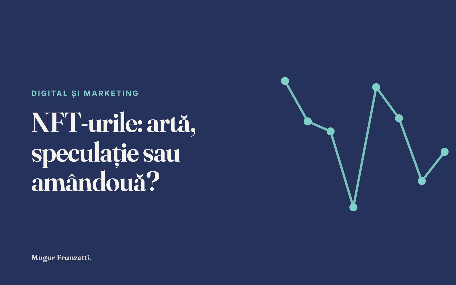 NFT-urile: artă, speculație sau amândouă?