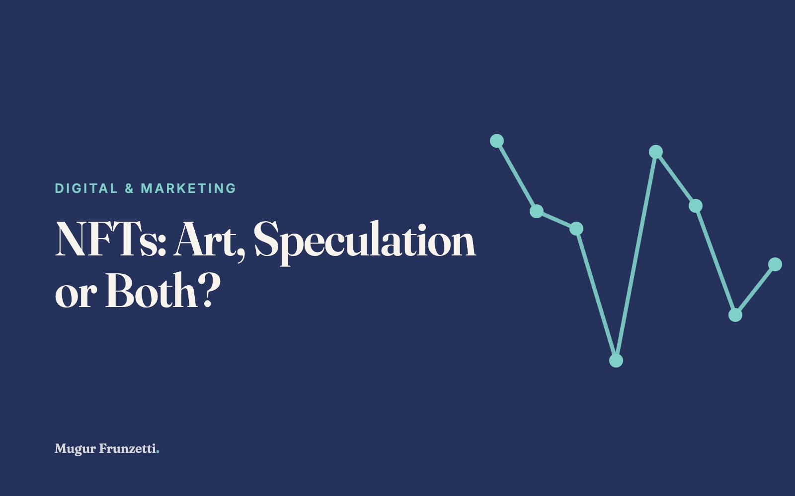NFTs: Art, Speculation or Both?