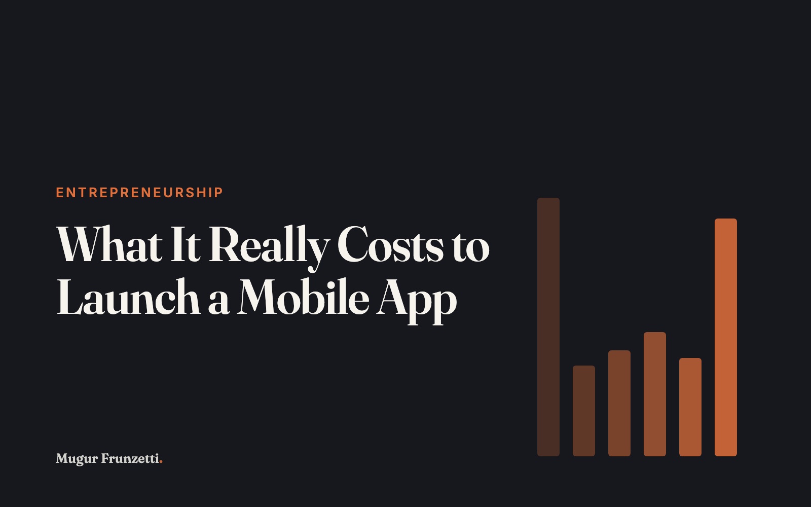 What It Really Costs to Launch a Mobile App
